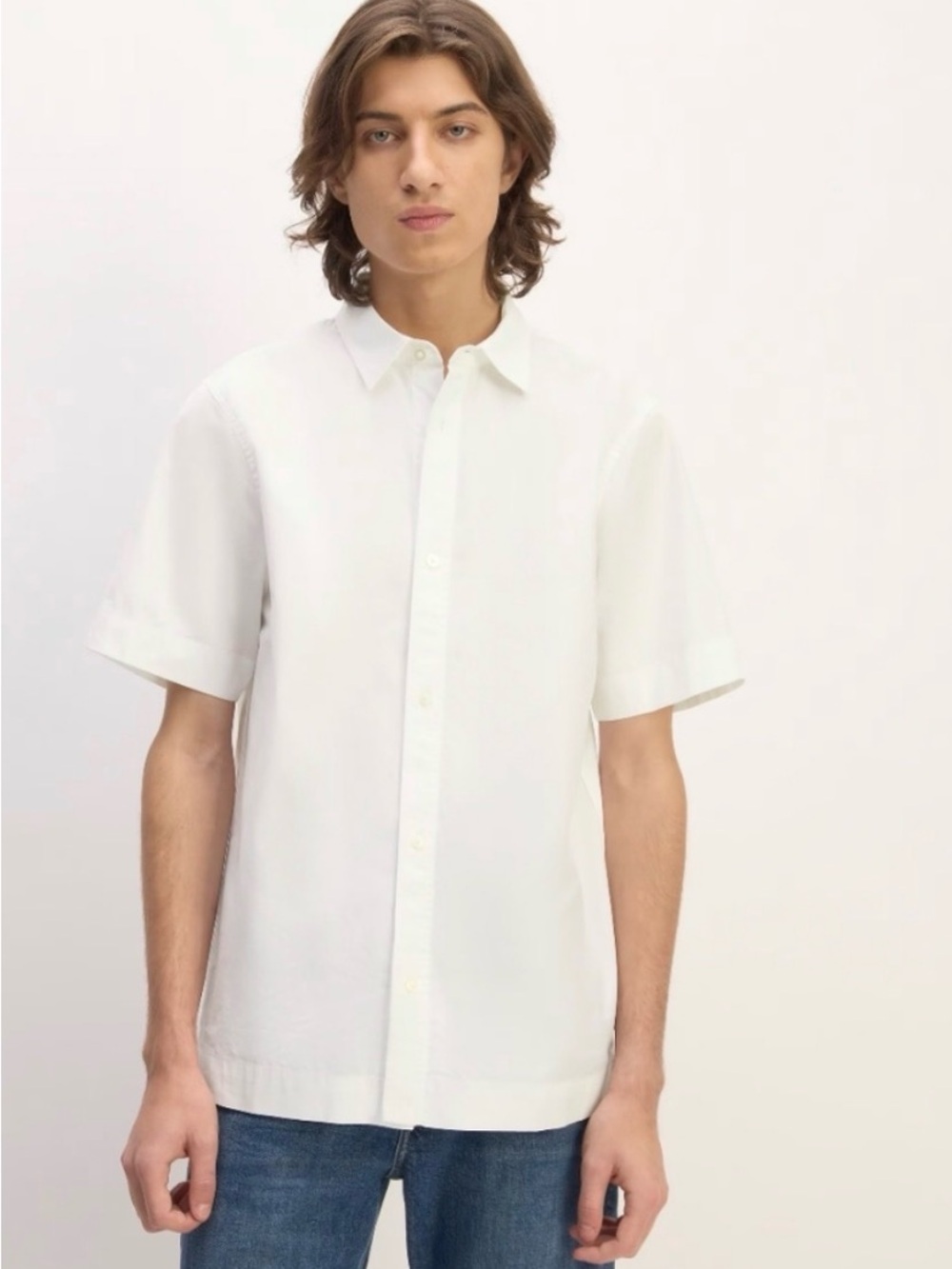 Everlane The Supima® Short-Sleeve Poplin Shirt
